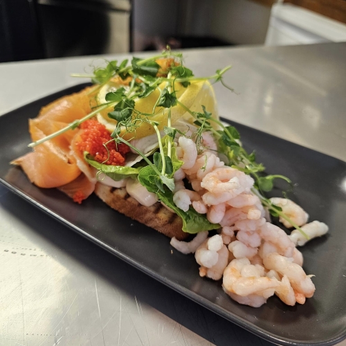 Hyggelig stemning med kaffe og frokost i Nyborg