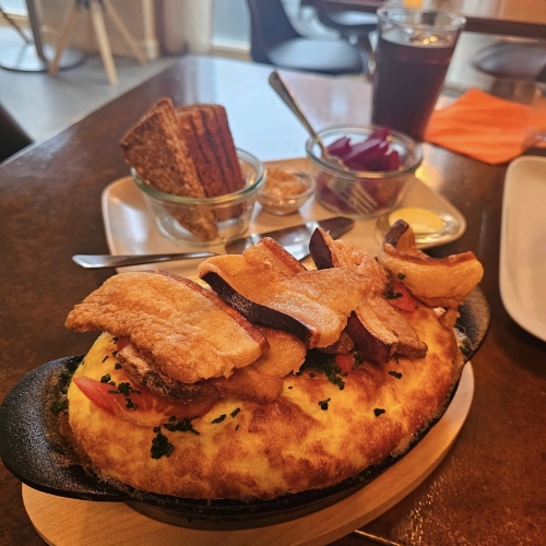 Lækker frokost i Nyborg i centrum af byen