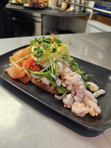 Hyggelig stemning med kaffe og frokost i Nyborg