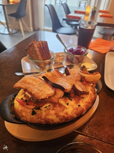 Lækker frokost i Nyborg i centrum af byen